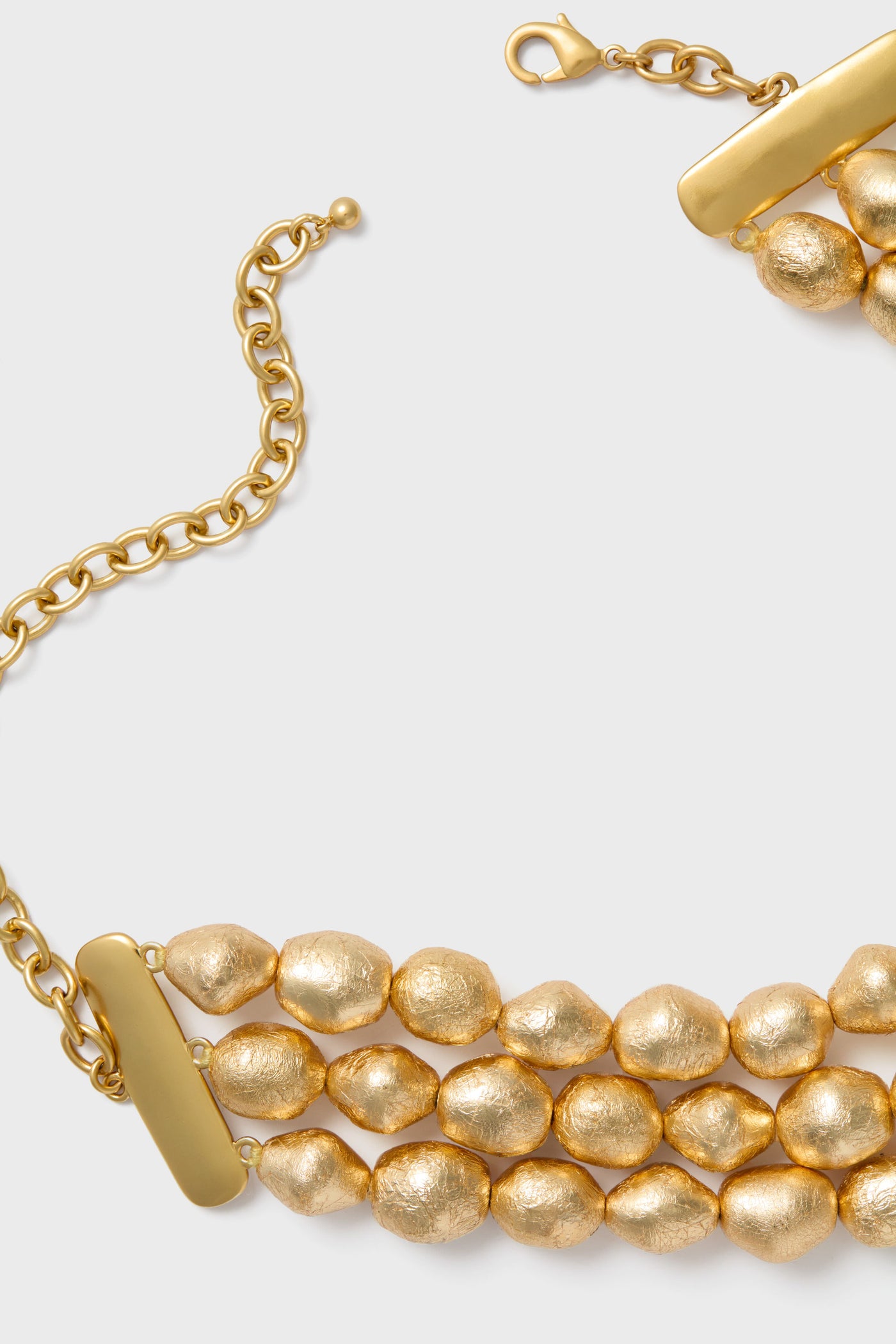 Gold Foiled Wood Nora Choker