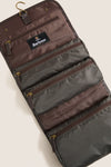 Olive Wax Hanging Washbag