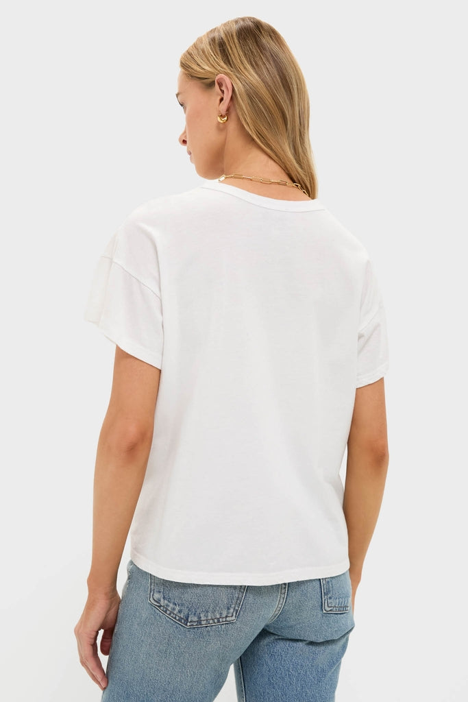 White Presley Boyfriend Tee