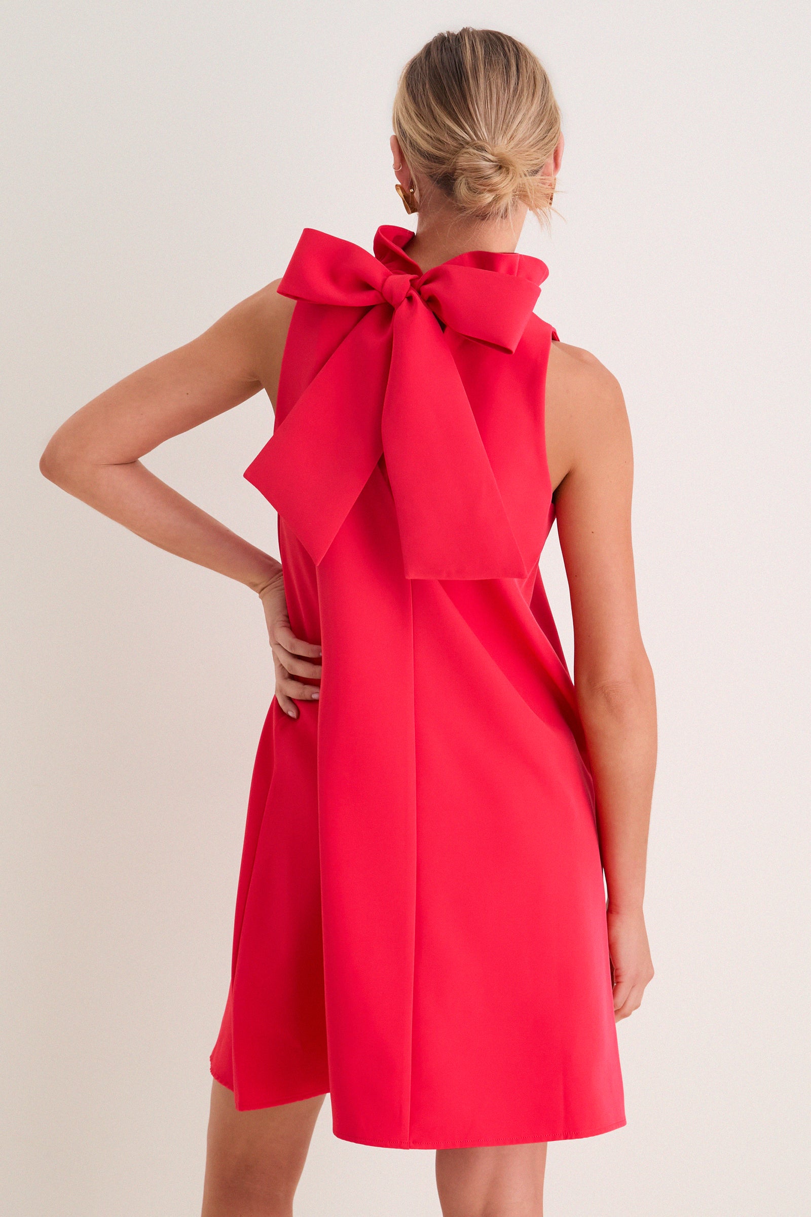 Poppy Red Blythe Dress