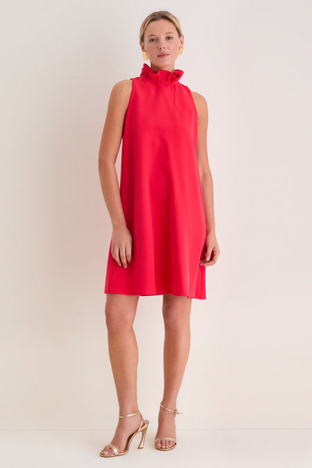 Poppy Red Blythe Dress