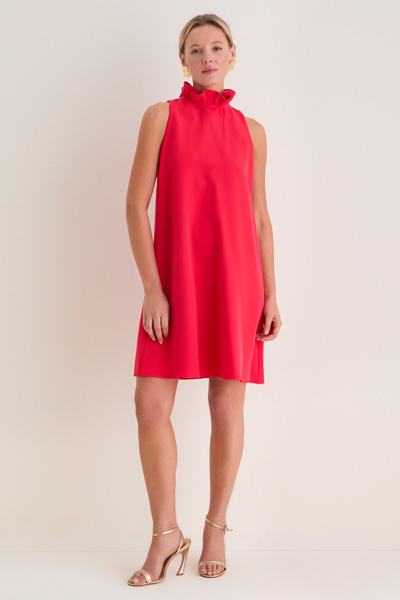 Poppy Red Blythe Dress