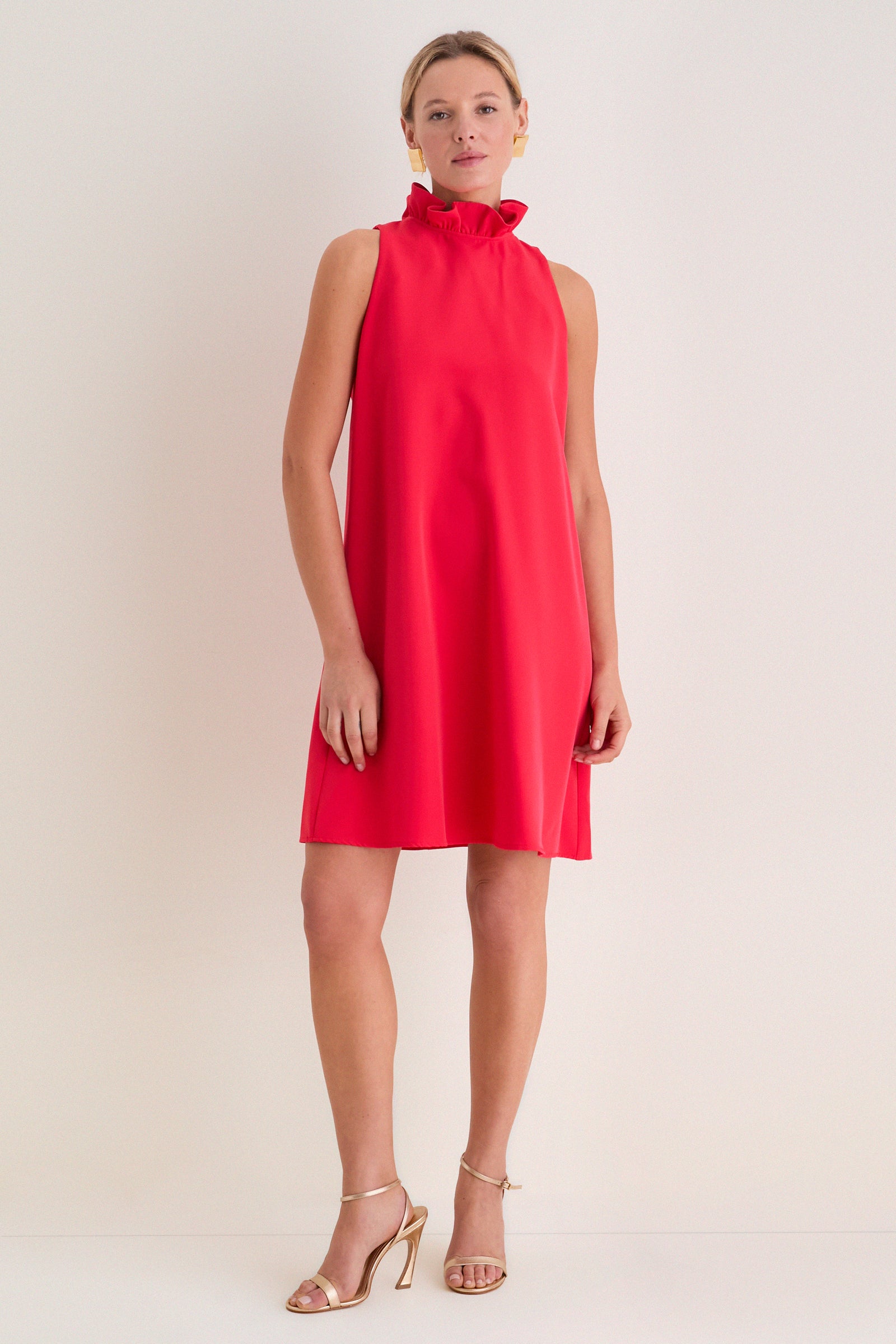 Poppy Red Blythe Dress