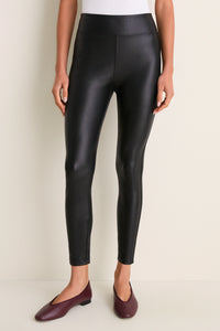 Black Leather Leggings