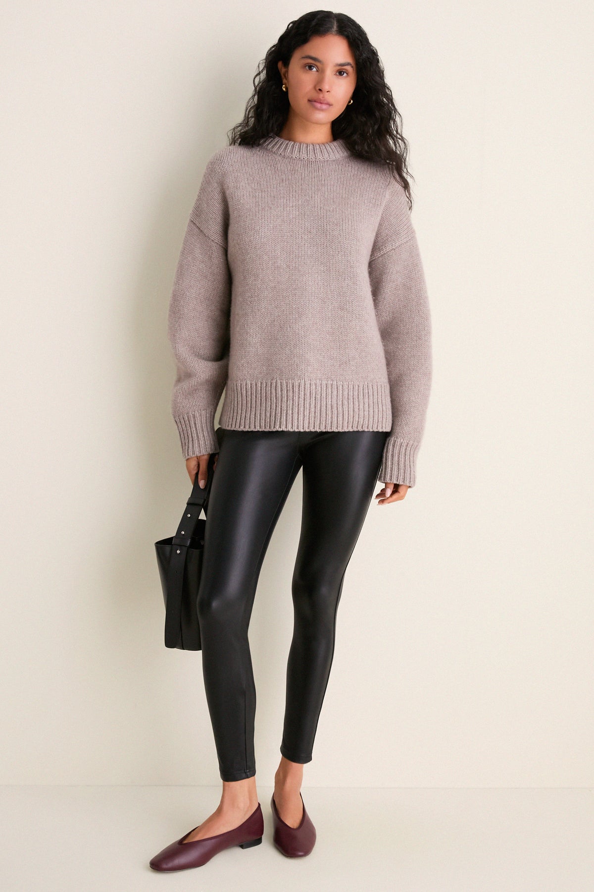 Black Leather Leggings