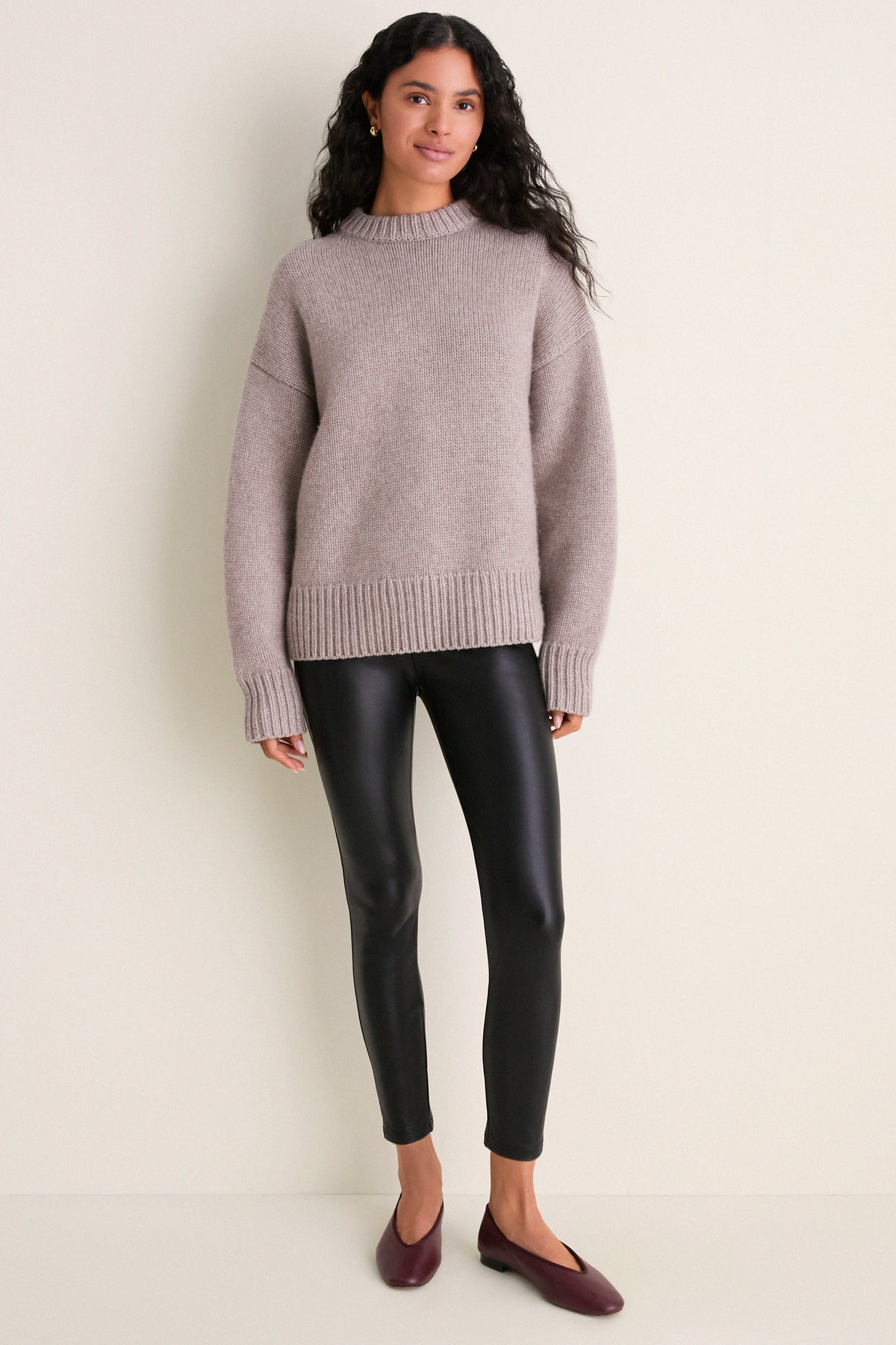 Black Leather Leggings