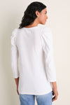 White Vesty Long Sleeve Crewneck