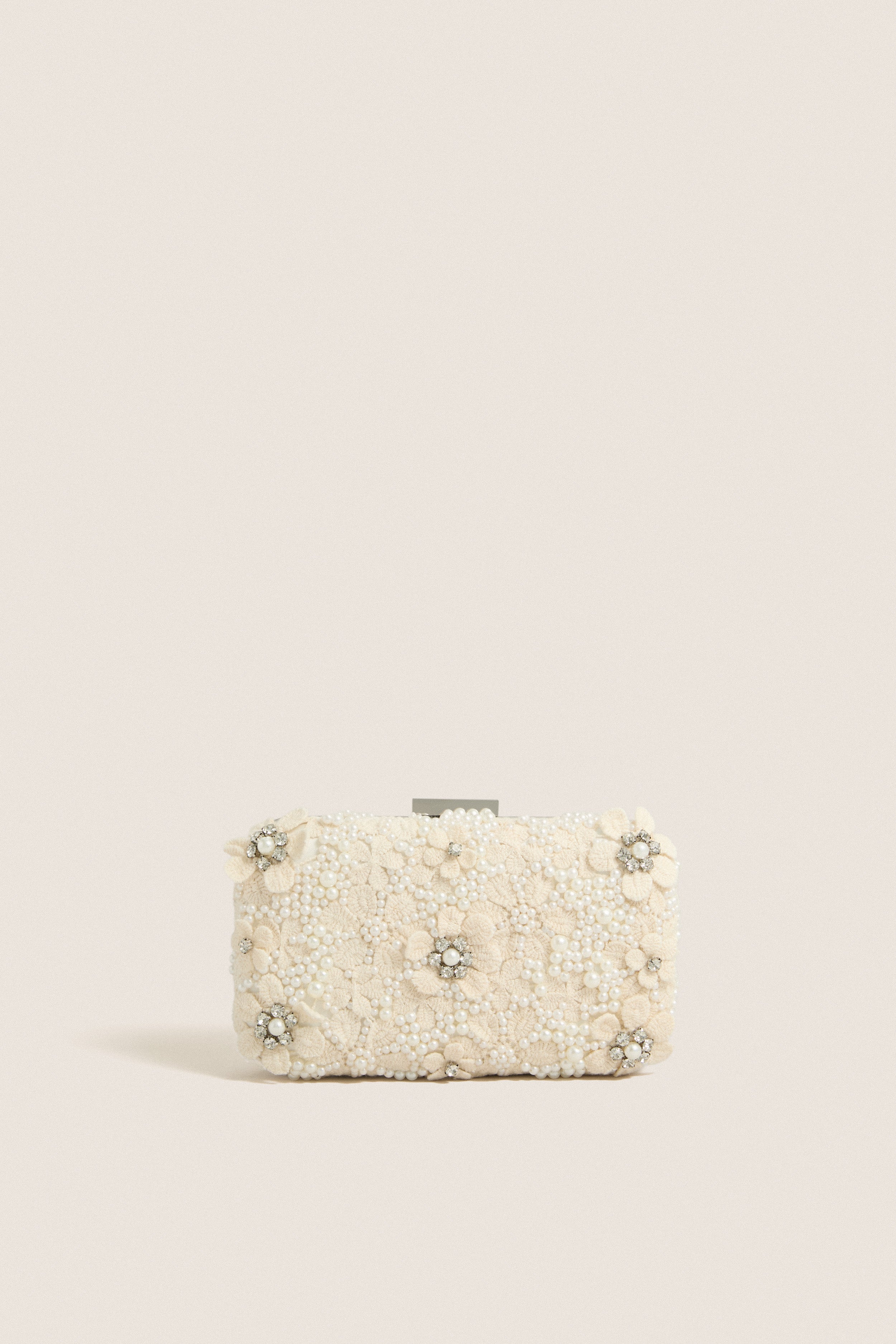 Ivory Beth Encrusted Clutch | Olga Berg