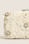 Ivory Beth Encrusted Clutch