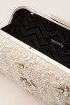 Ivory Beth Encrusted Clutch