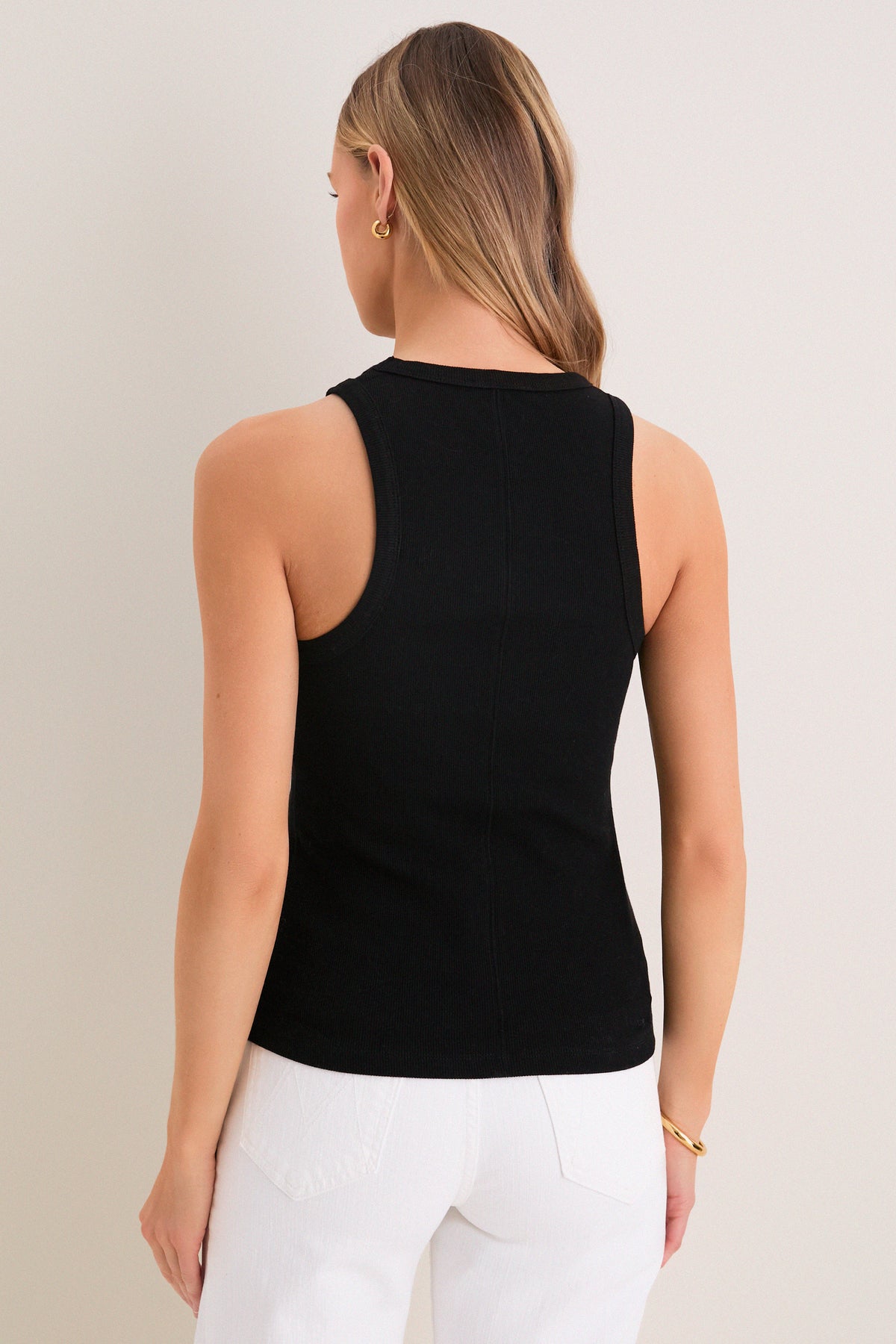 Race Back Rib Tank Black Foley Rib Racerback Tank | Tuckernuck