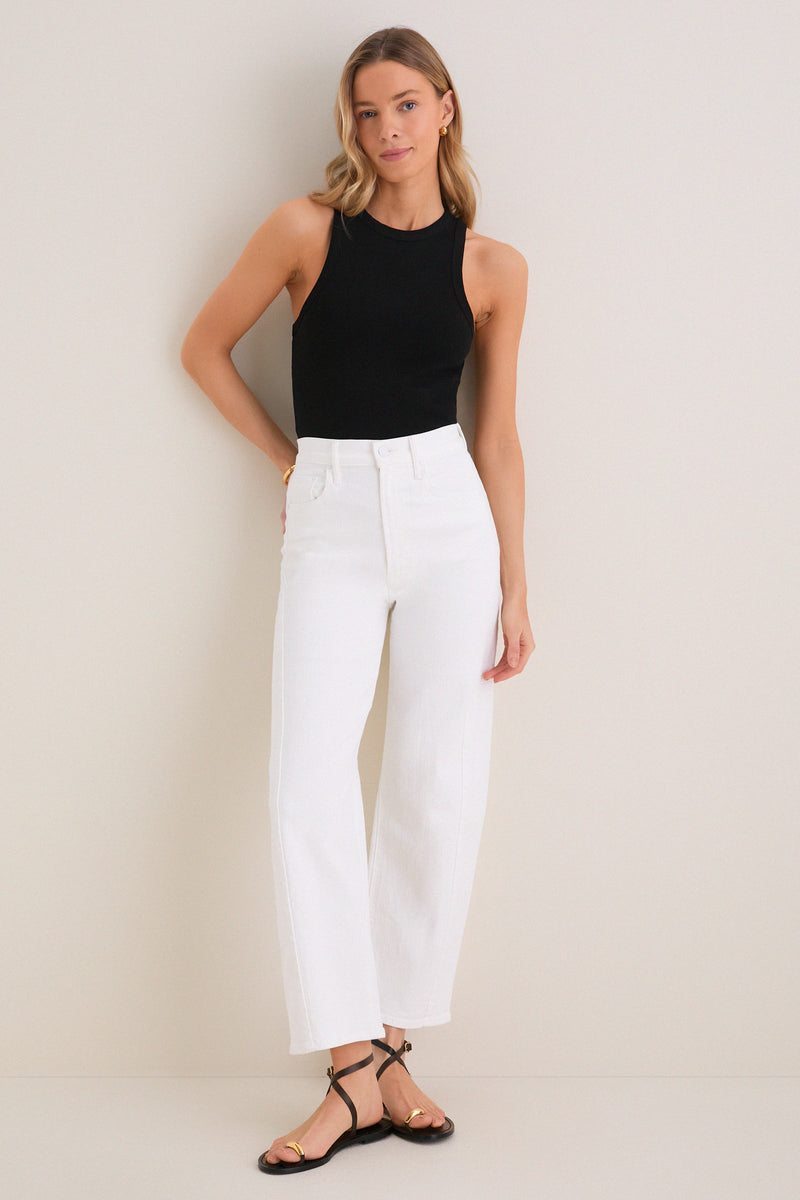 Black Foley Rib Racerback Tank | Tuckernuck