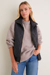 Black Jackson Quilted Vest