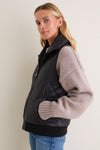 Black Jackson Quilted Vest