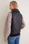 Black Jackson Quilted Vest
