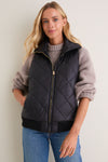 Black Jackson Quilted Vest