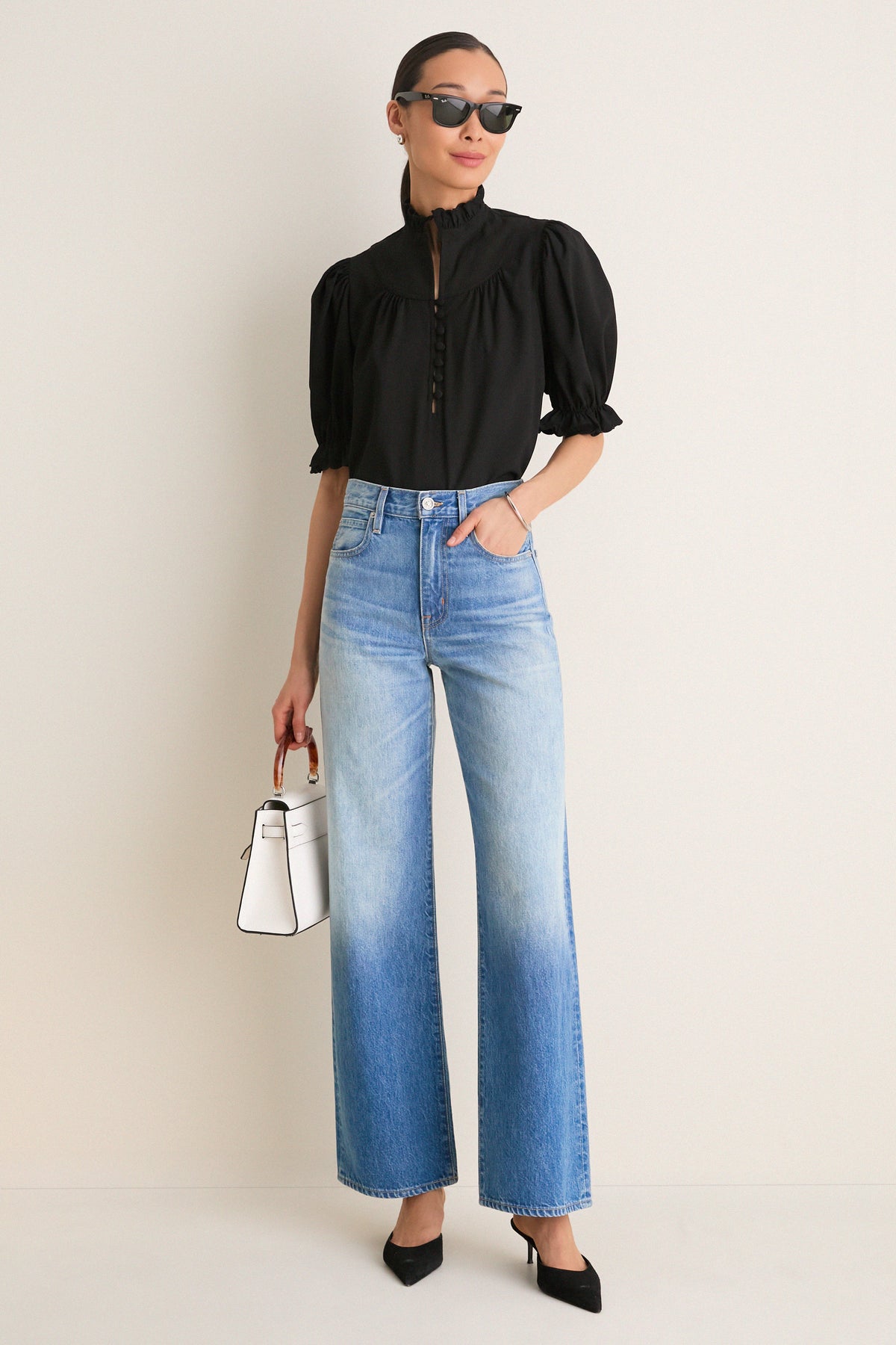 Black Selena Blouse