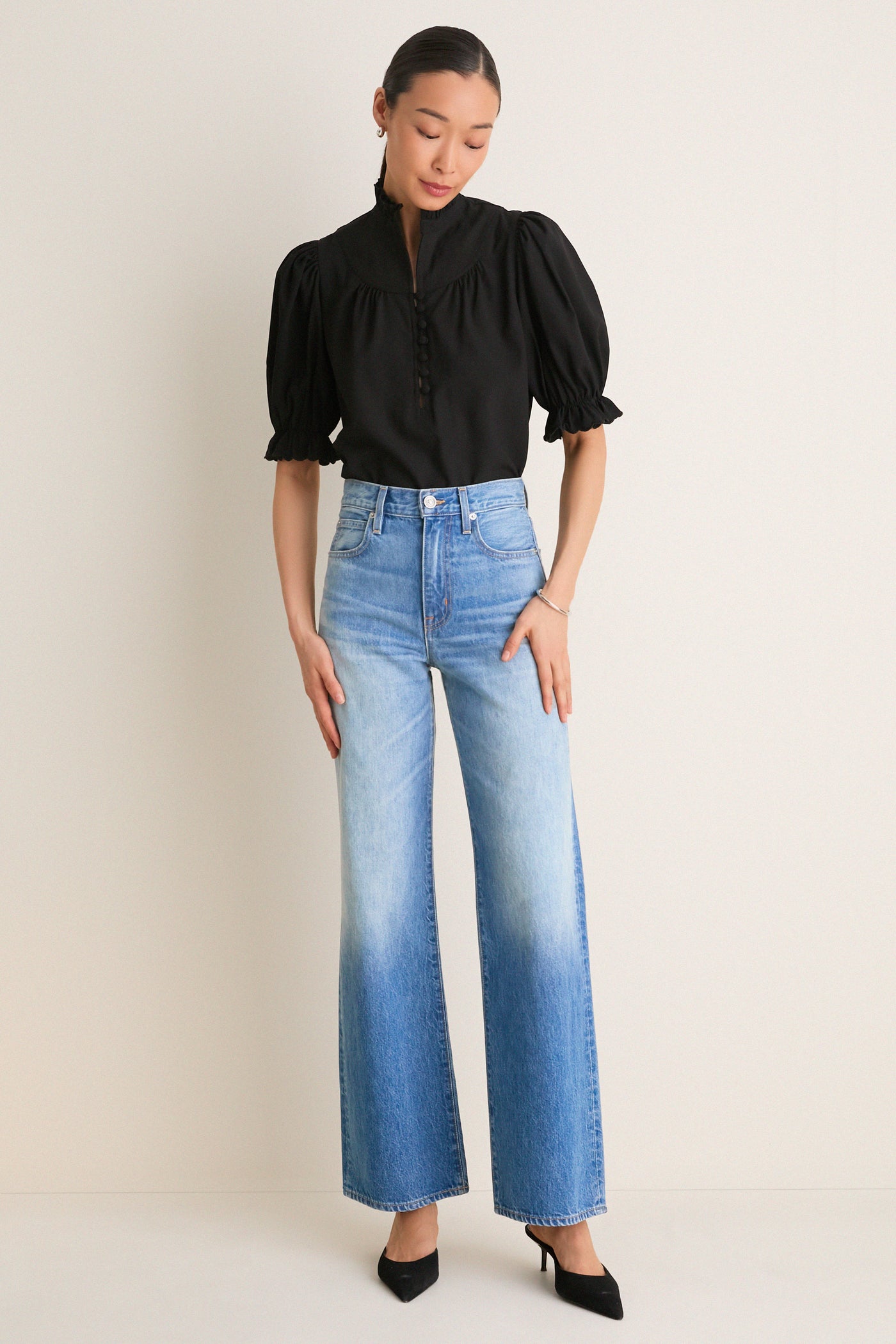 Black Selena Blouse