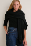 Noir Cashmere Blanket Scarf