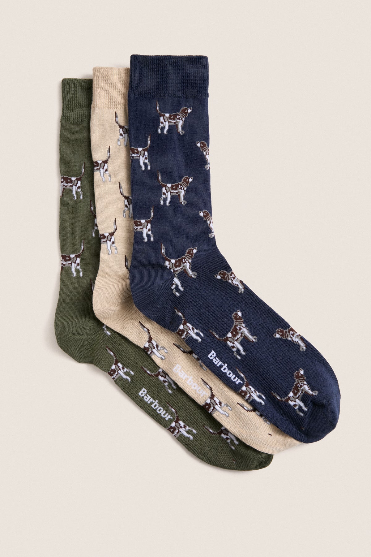 Forest Mist Pointer Dog Socks Gift Box