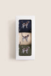Forest Mist Pointer Dog Socks Gift Box