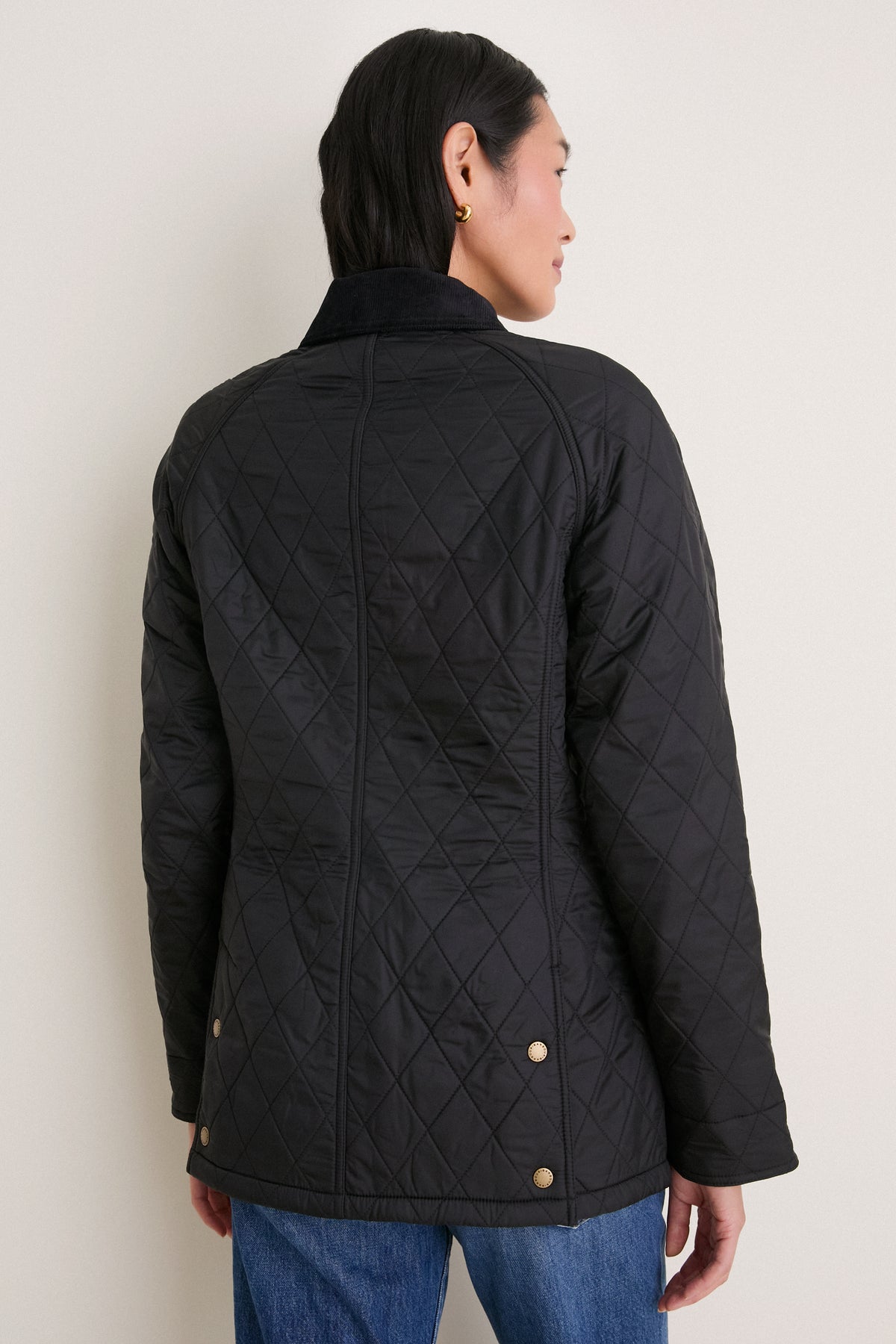 Black Beadnell Polarquilt Jacket