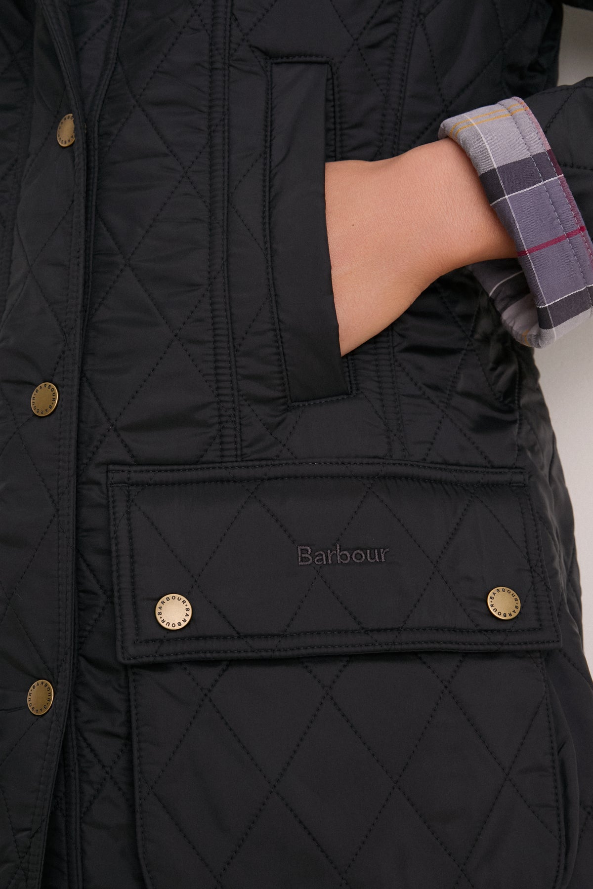 Black Beadnell Polarquilt Jacket