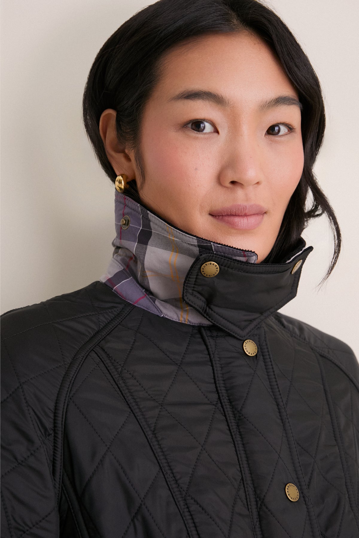 Black Beadnell Polarquilt Jacket
