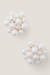 Pearl Cluster Earrings
