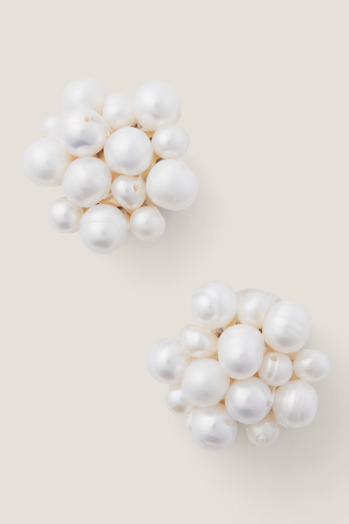 Pearl Cluster Earrings