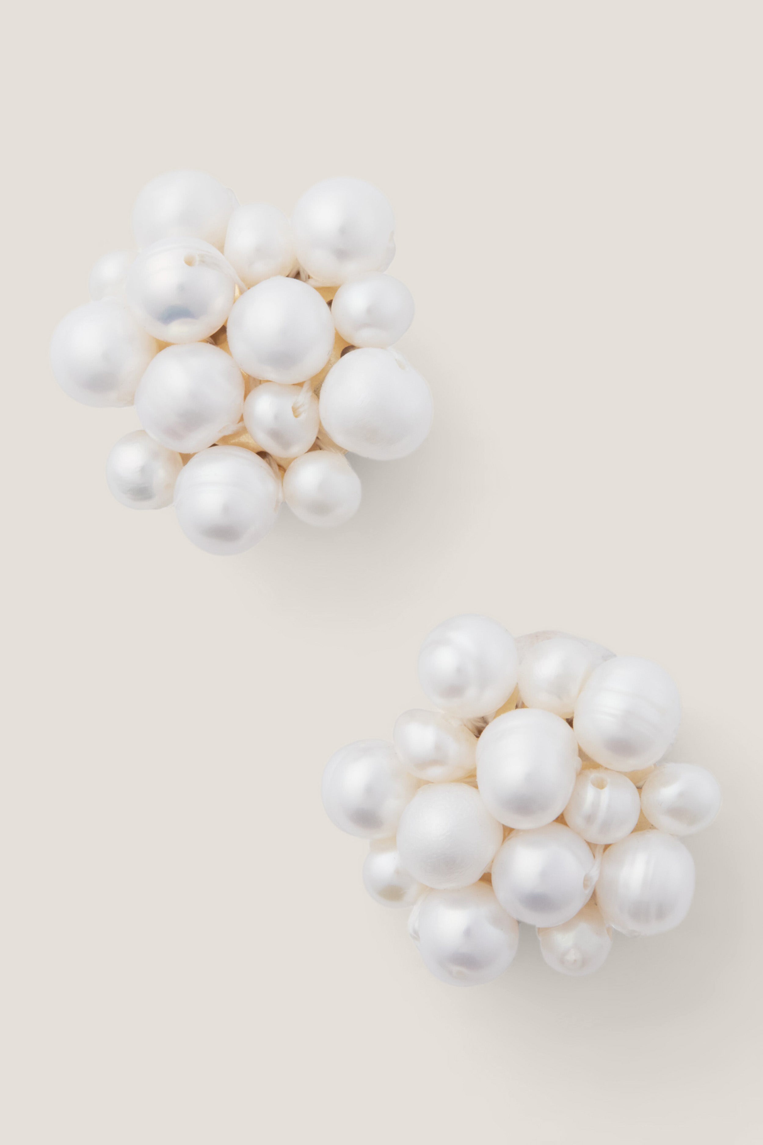 Pearl Cluster Earrings