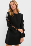 Black Bow Sleeve Belinda Mini Dress