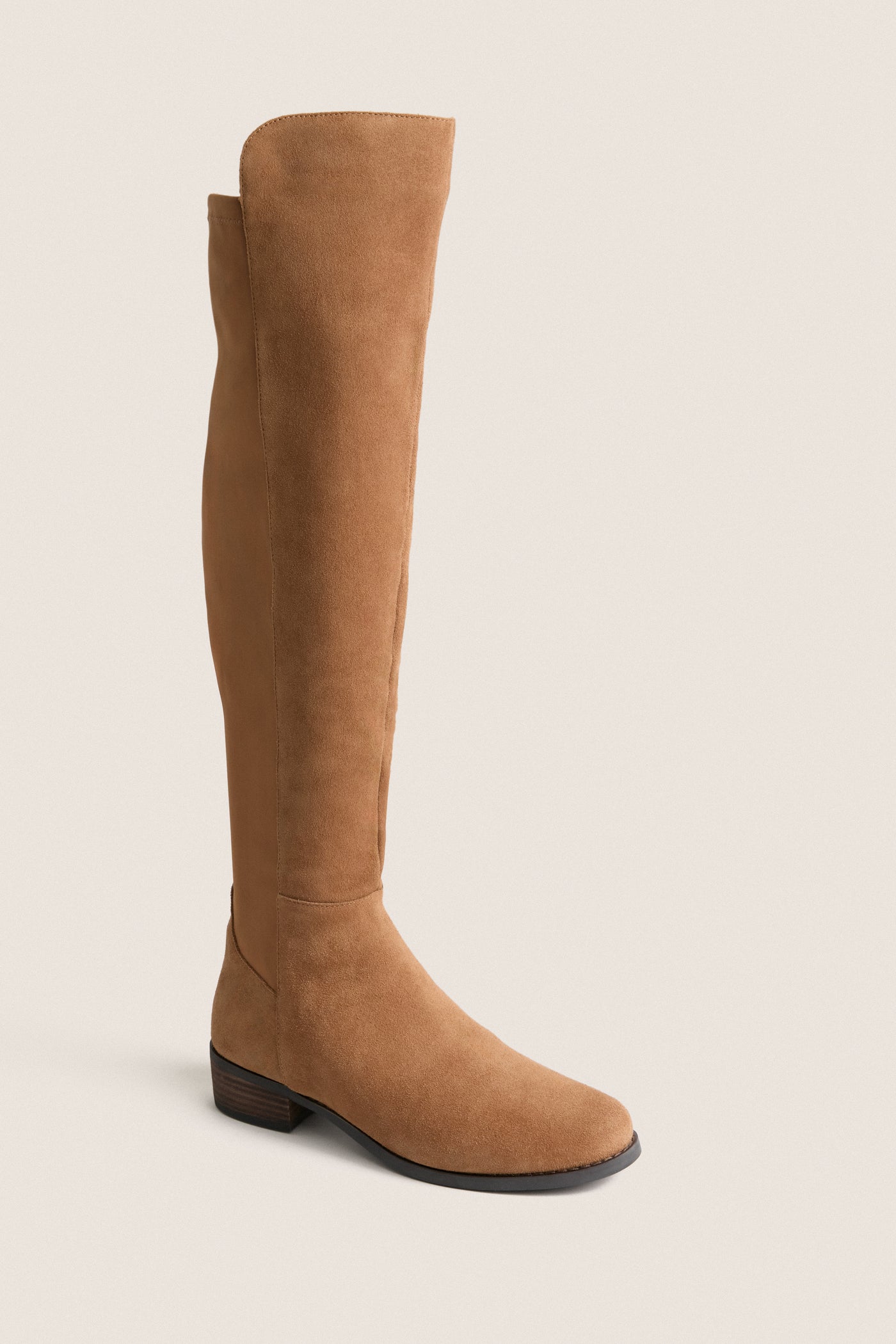 Exclusive Camel Suede Waterproof Velma Boots
