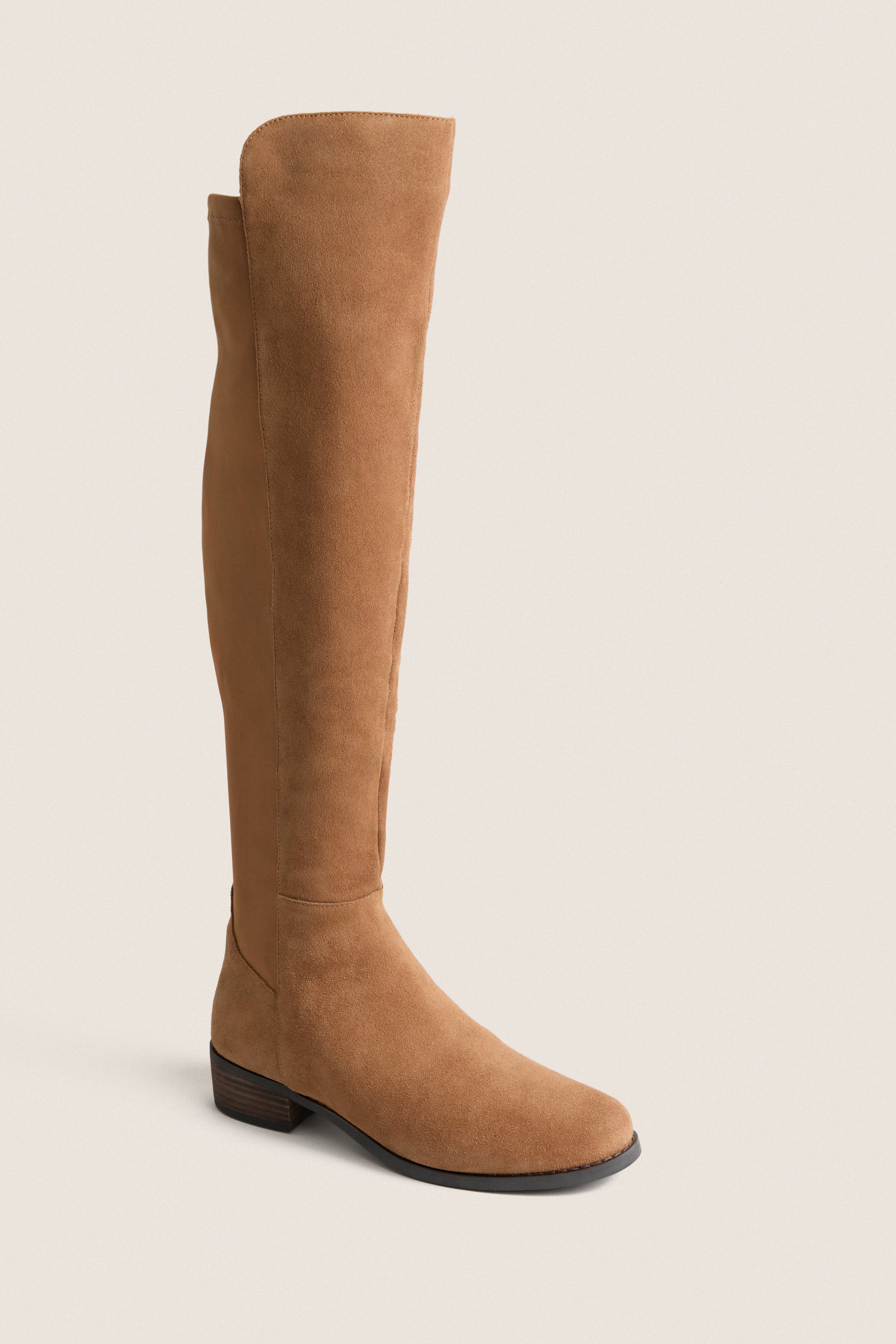 Exclusive Camel Suede Waterproof Velma Boots