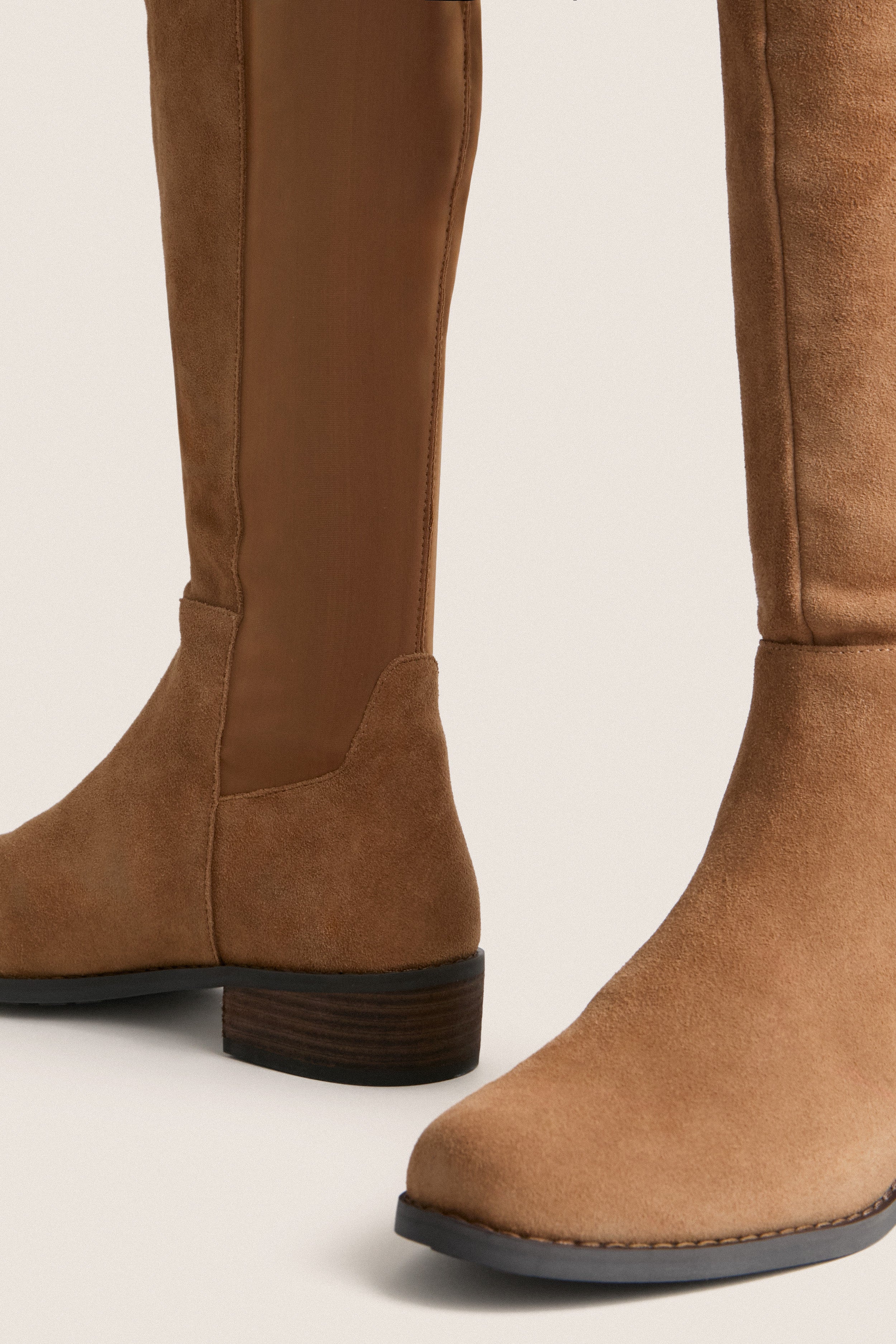 Exclusive Camel Suede Waterproof Velma Boots