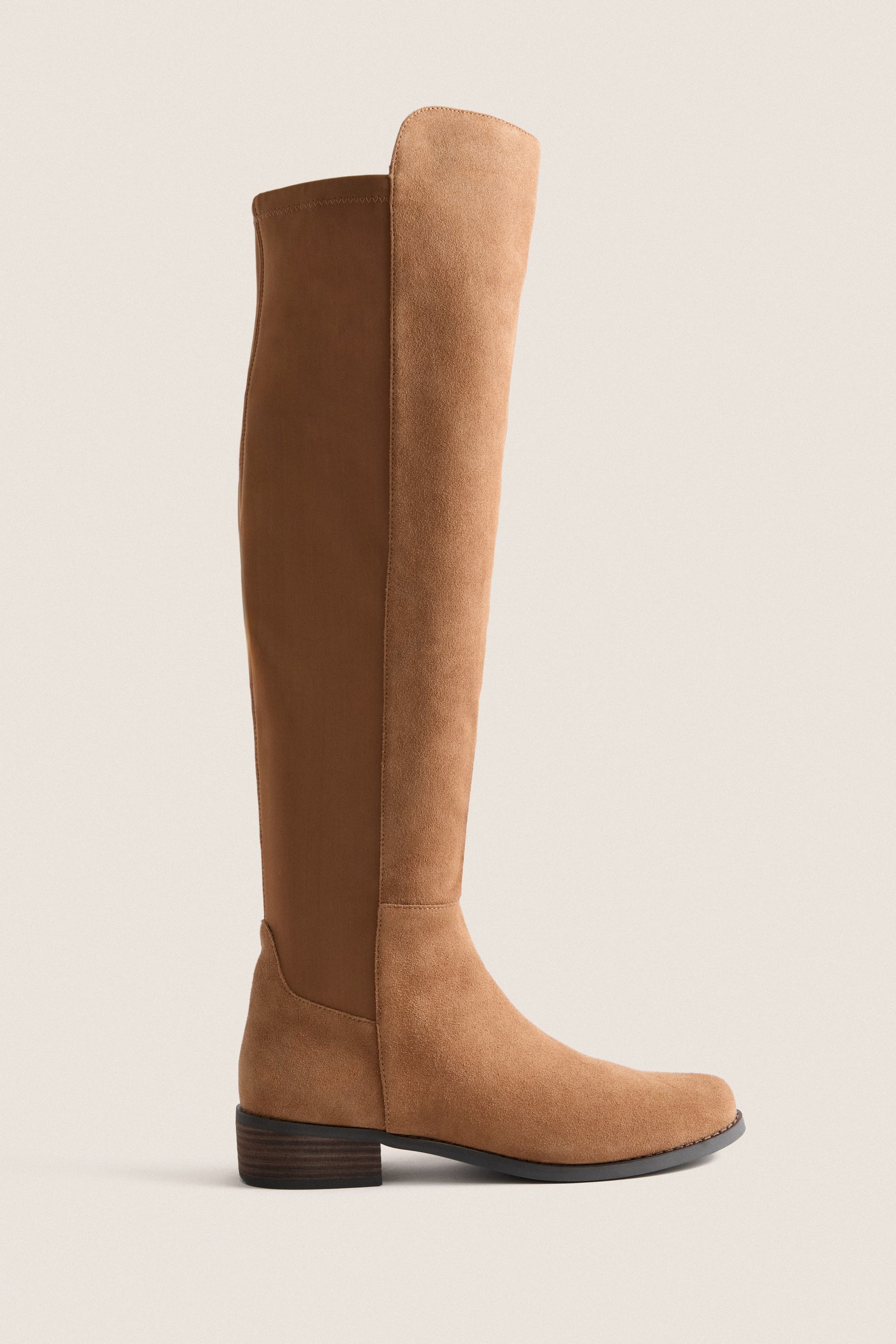 Exclusive Camel Suede Waterproof Velma Boots