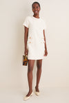 Pearl White Tweed Jackie Dress