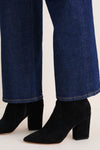 Black Isla Slim Ankle Booties