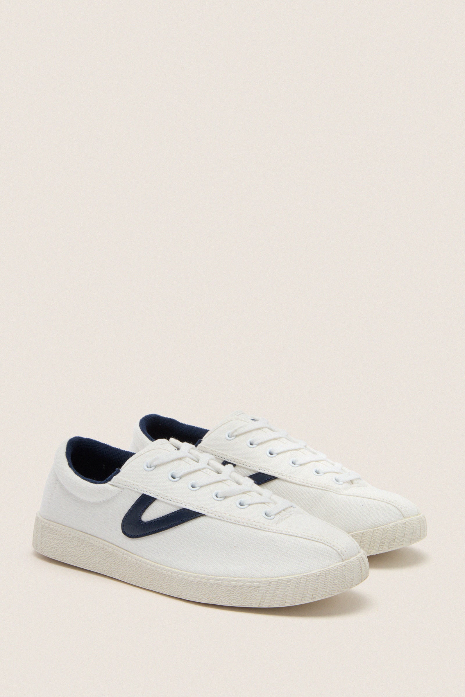 Women's Navy Nylite Canvas Sneakers