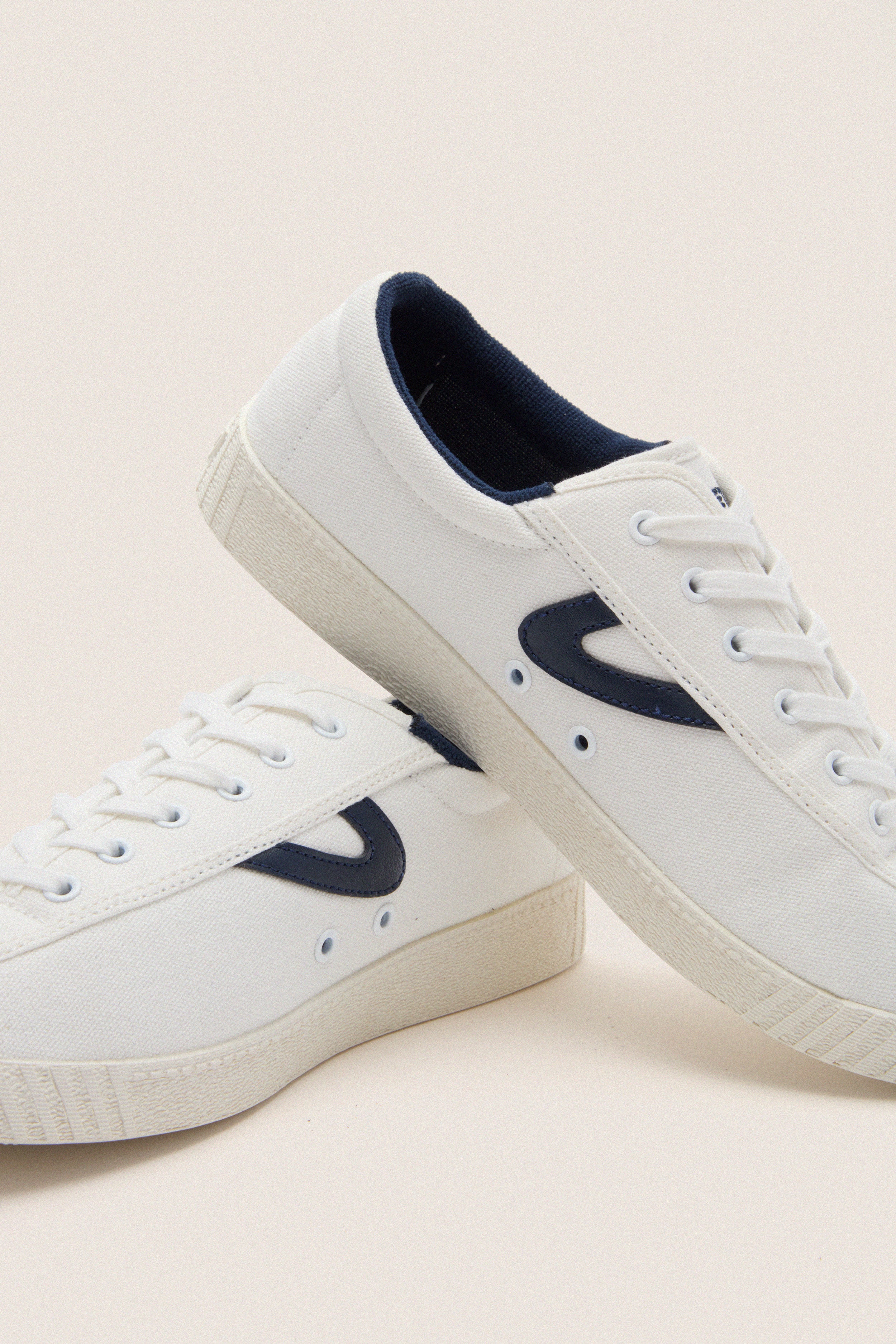 Women's Navy Nylite Canvas Sneakers