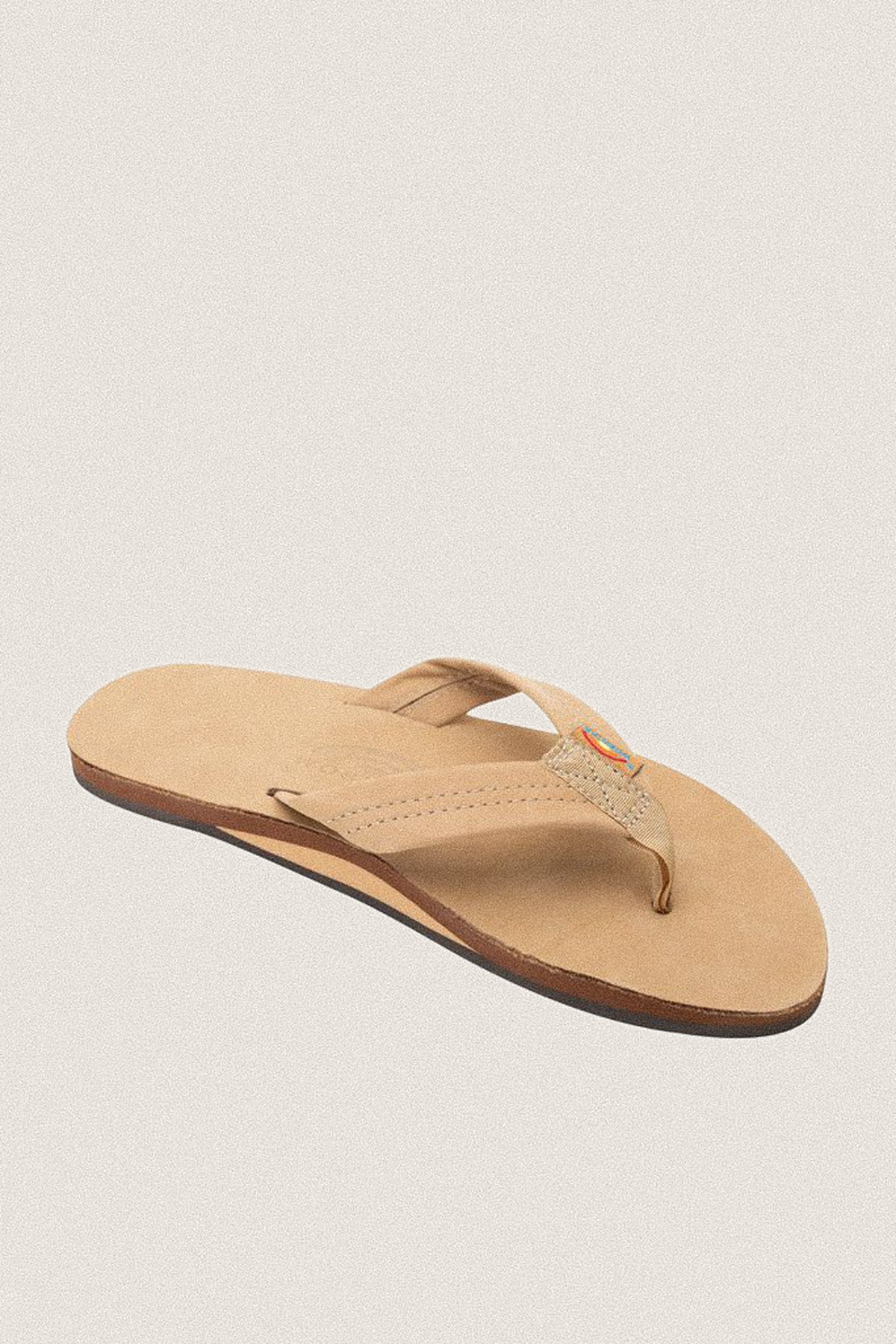 Men's Sierra Brown Premium Leather Single Layer Arch Support Sandal