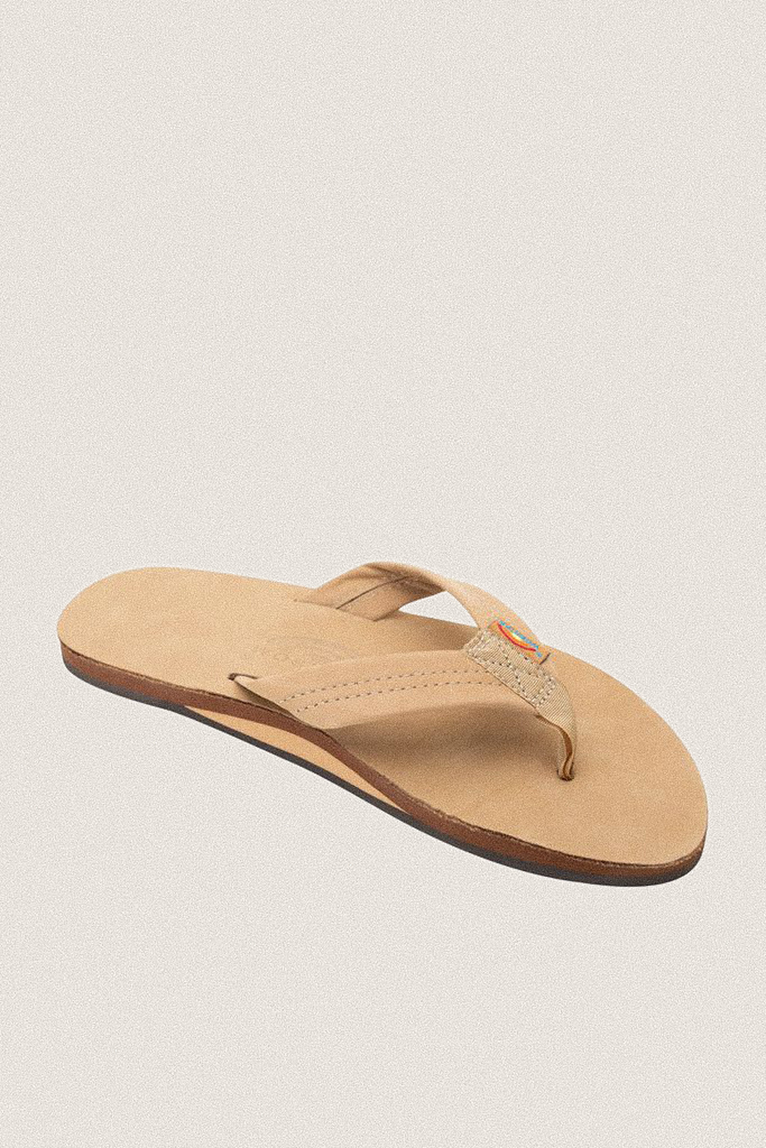Men's Sierra Brown Premium Leather Single Layer Arch Support