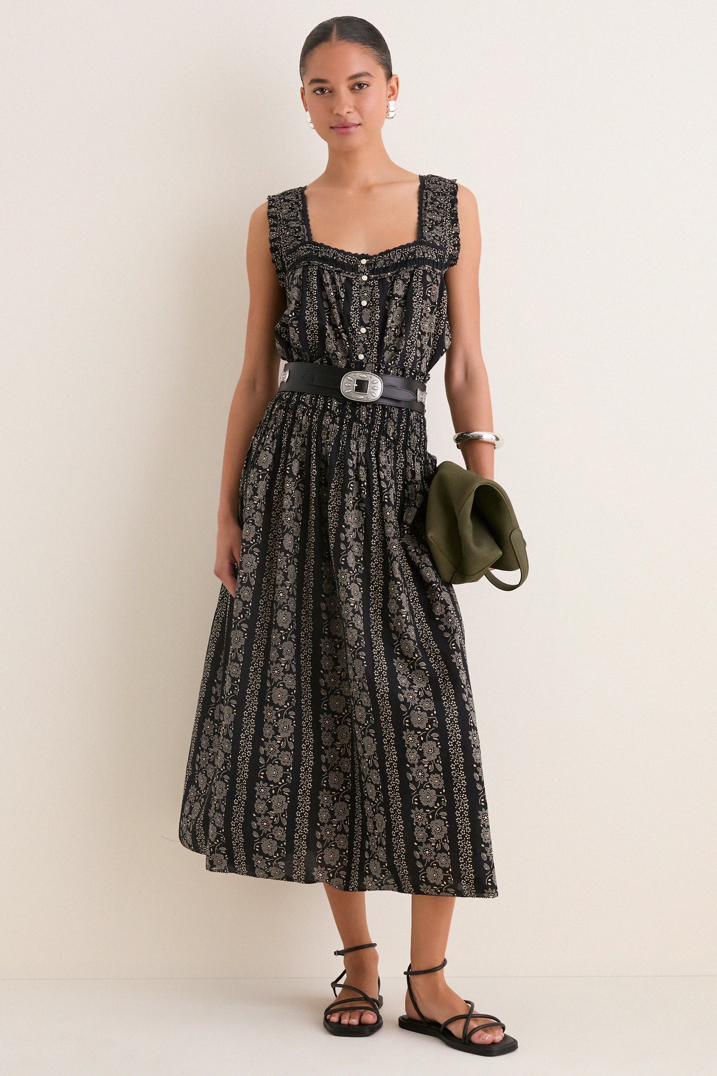 Black Noor Sandals