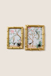 4x6 Gold Faux Bamboo Frame