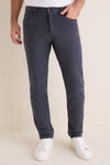 Navy Stretch Terry 5 Pocket