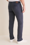 Navy Stretch Terry 5 Pocket