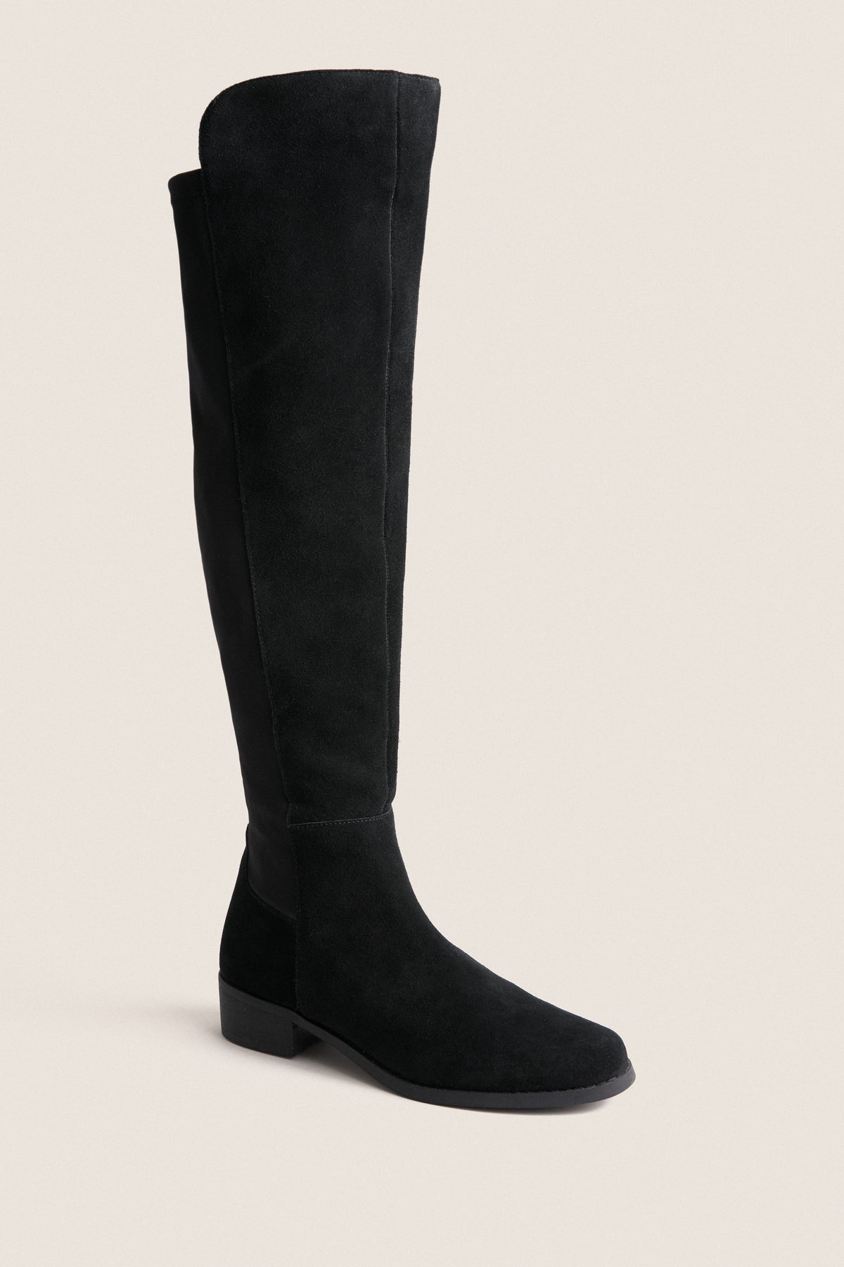 Exclusive Black Suede Waterproof Velma Boots