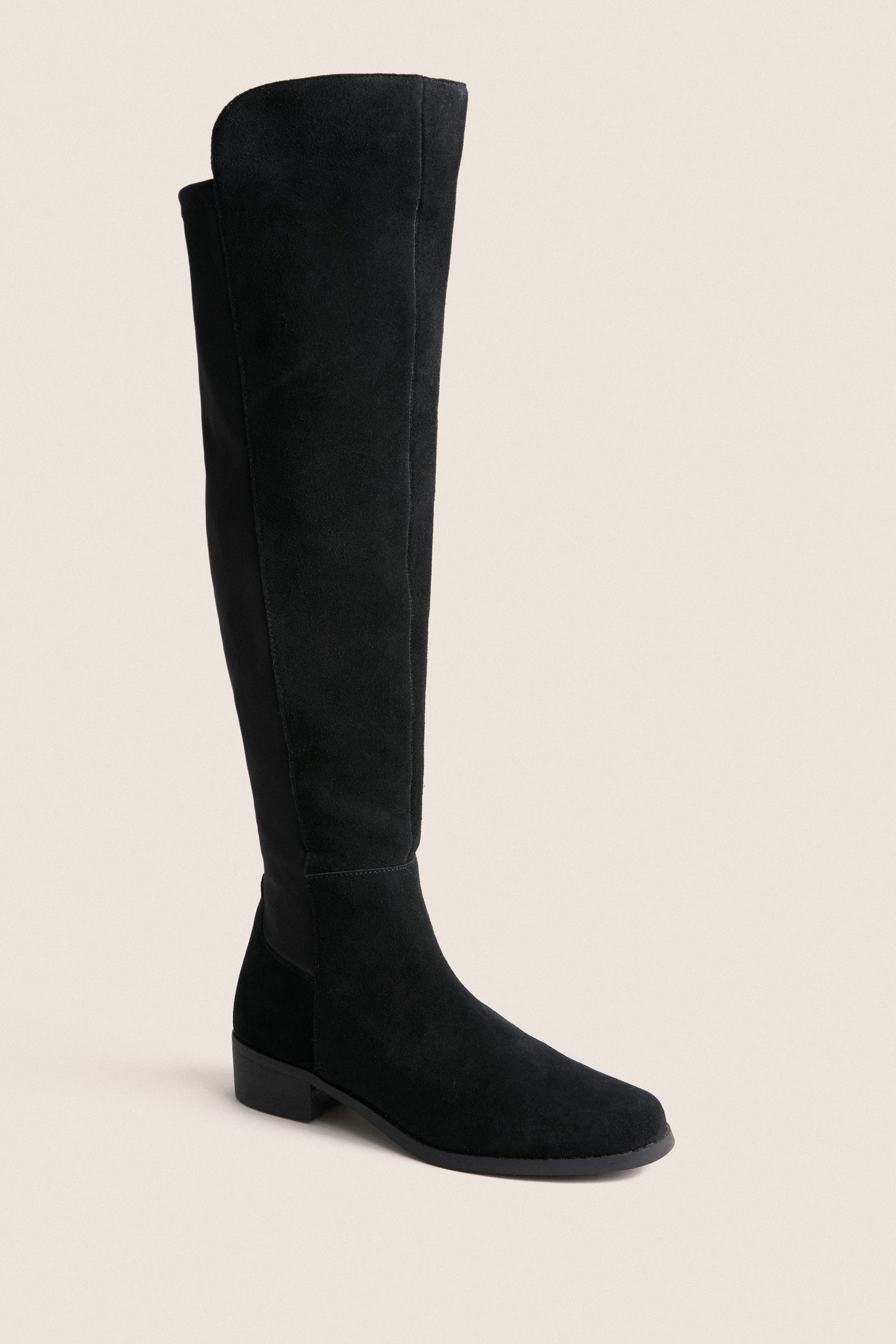 Exclusive Black Suede Waterproof Velma Boots