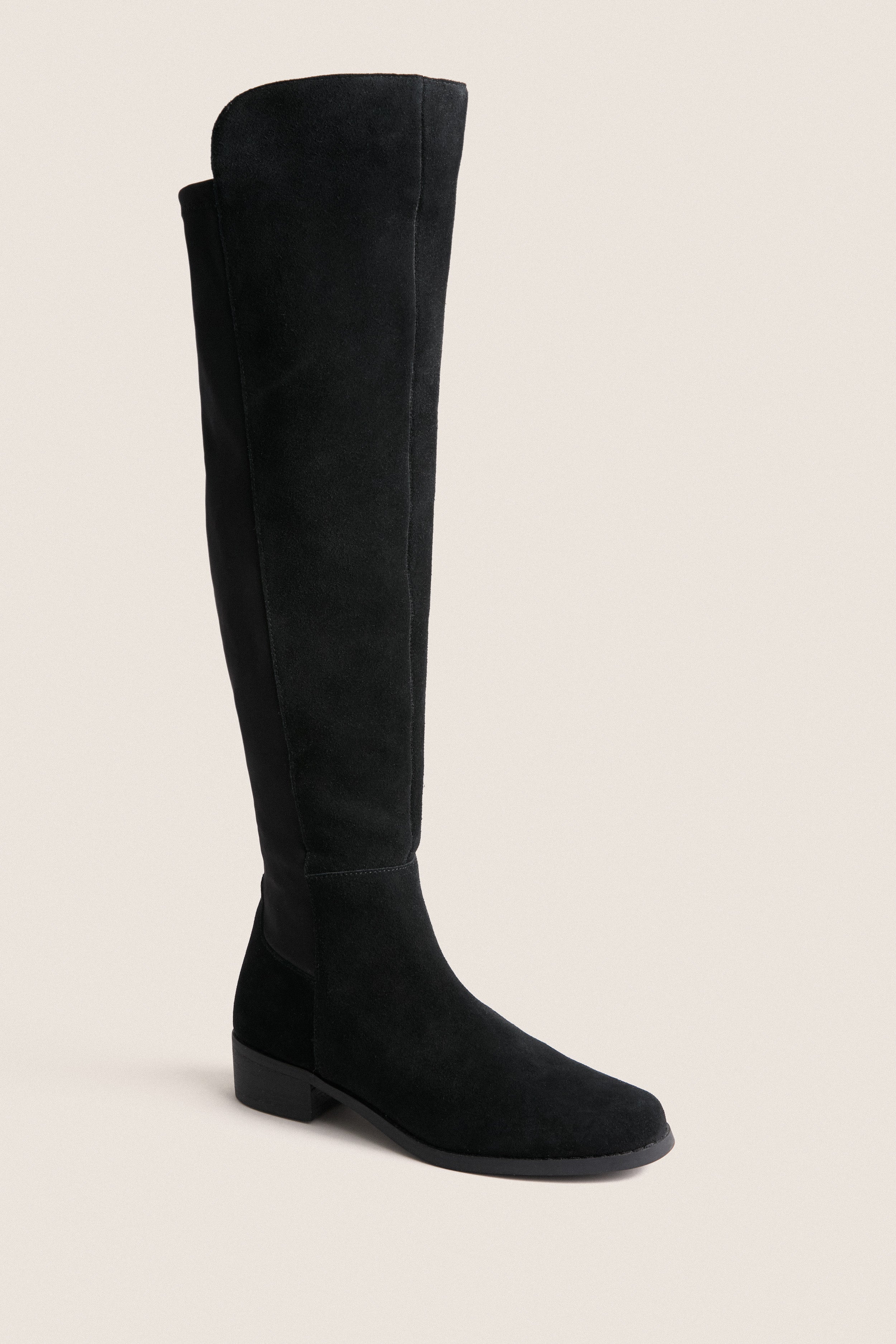 Exclusive Black Suede Waterproof Velma Boots