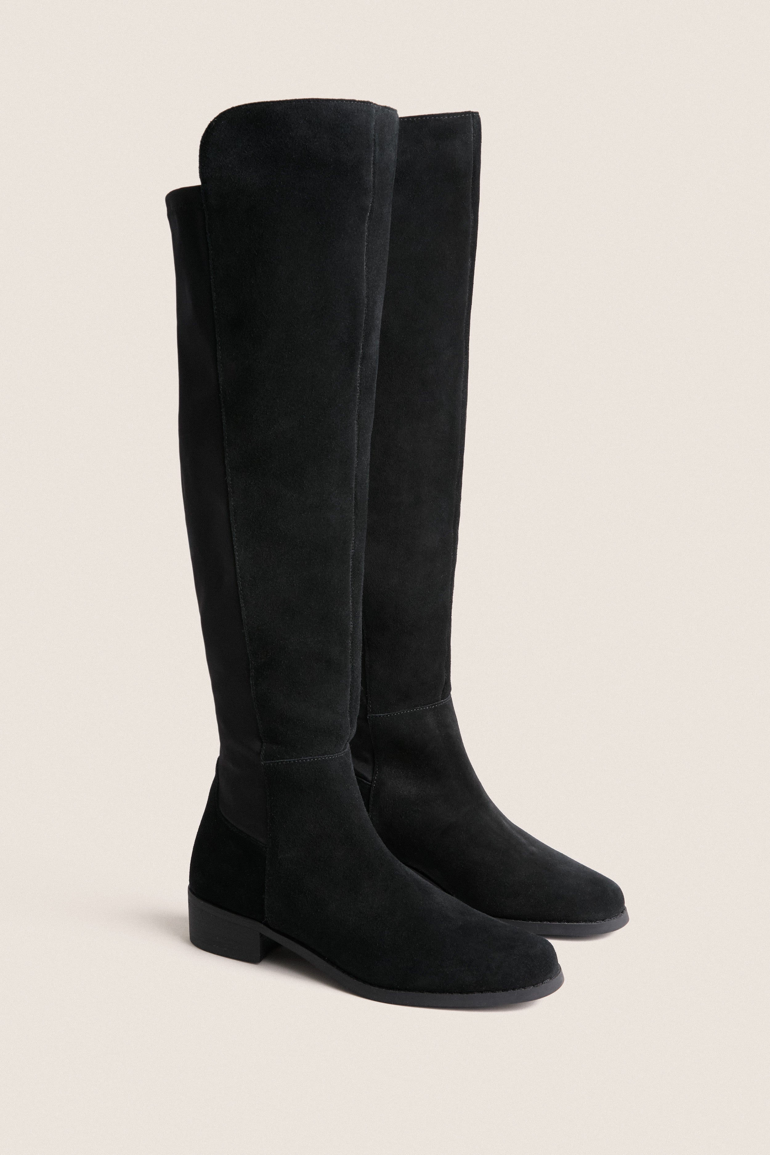 Exclusive Black Suede Waterproof Velma Boots